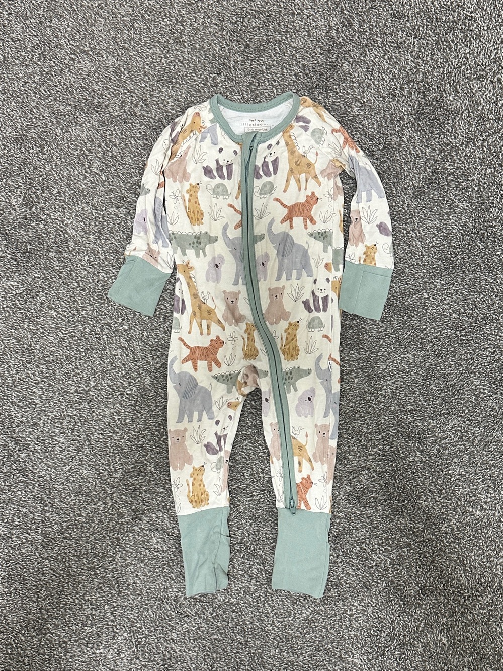 Little Sleepies Sweet Safari 3-6 months